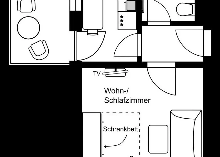 Haus Eintracht 아파트 Sellin (Rugen)
